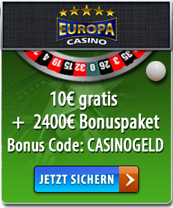 Prickelnde Europa Casino Bonusangebote